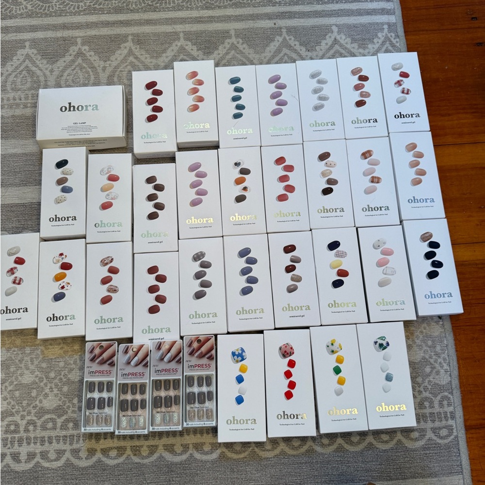 Ohora gel nail packages